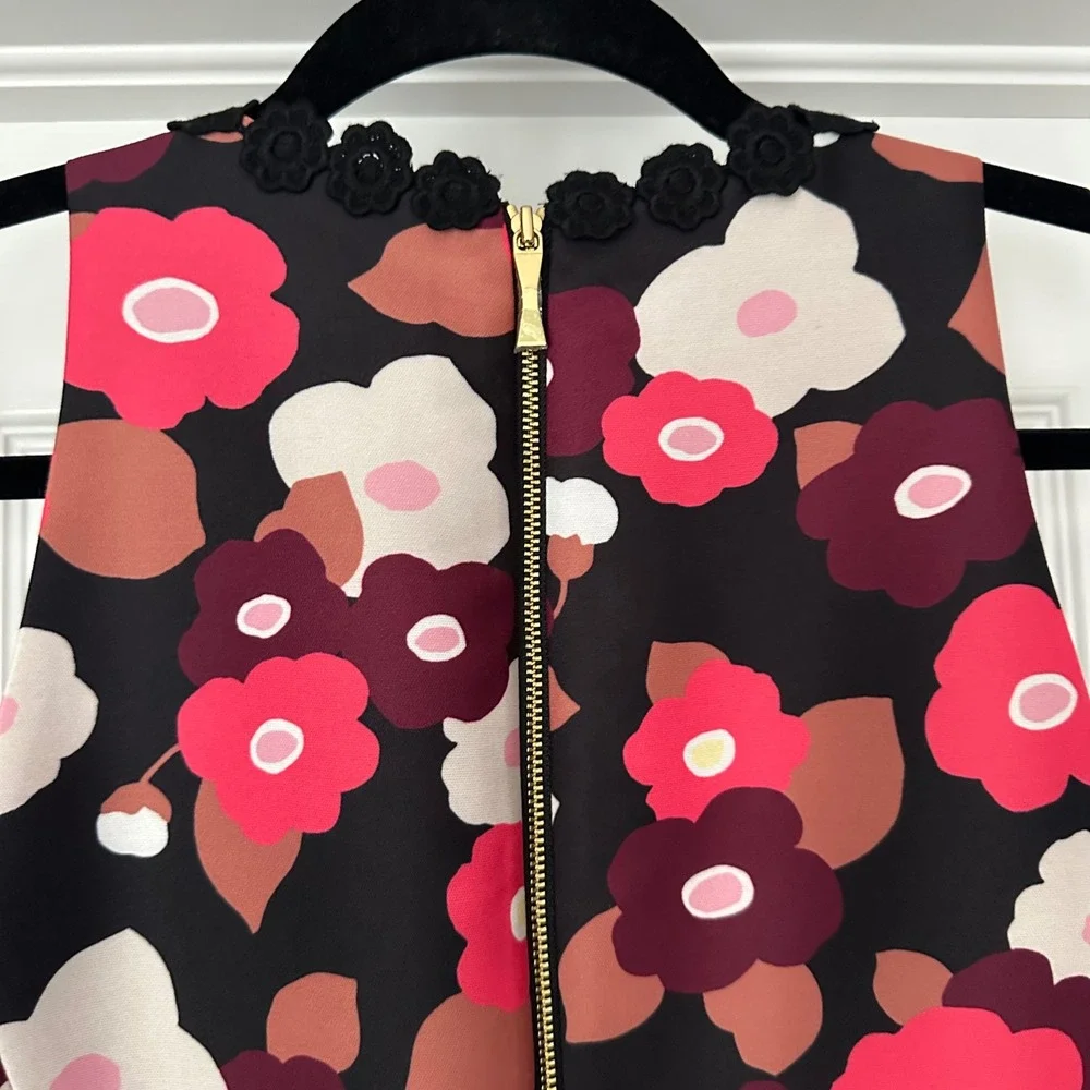 Kate Spade Blooming Mikado Floral Dress‎ Size 4